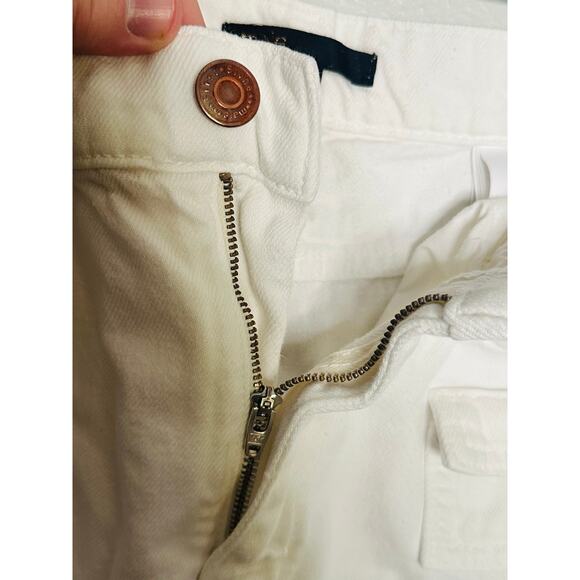 MAJE White Cotton Front Zipper Campy Pocket Clad Pocketo Cargo Pants Size 36 - Picture 8 of 16